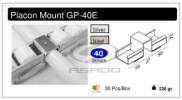 Đầu đỡ thanh truyền GP-40E - dau-do-thanh-truyen-placon-track-mount-GP-40-E-4010DA-HN